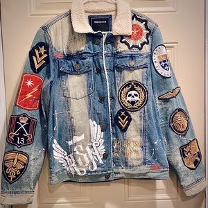 Reason Denim Patch Jacket